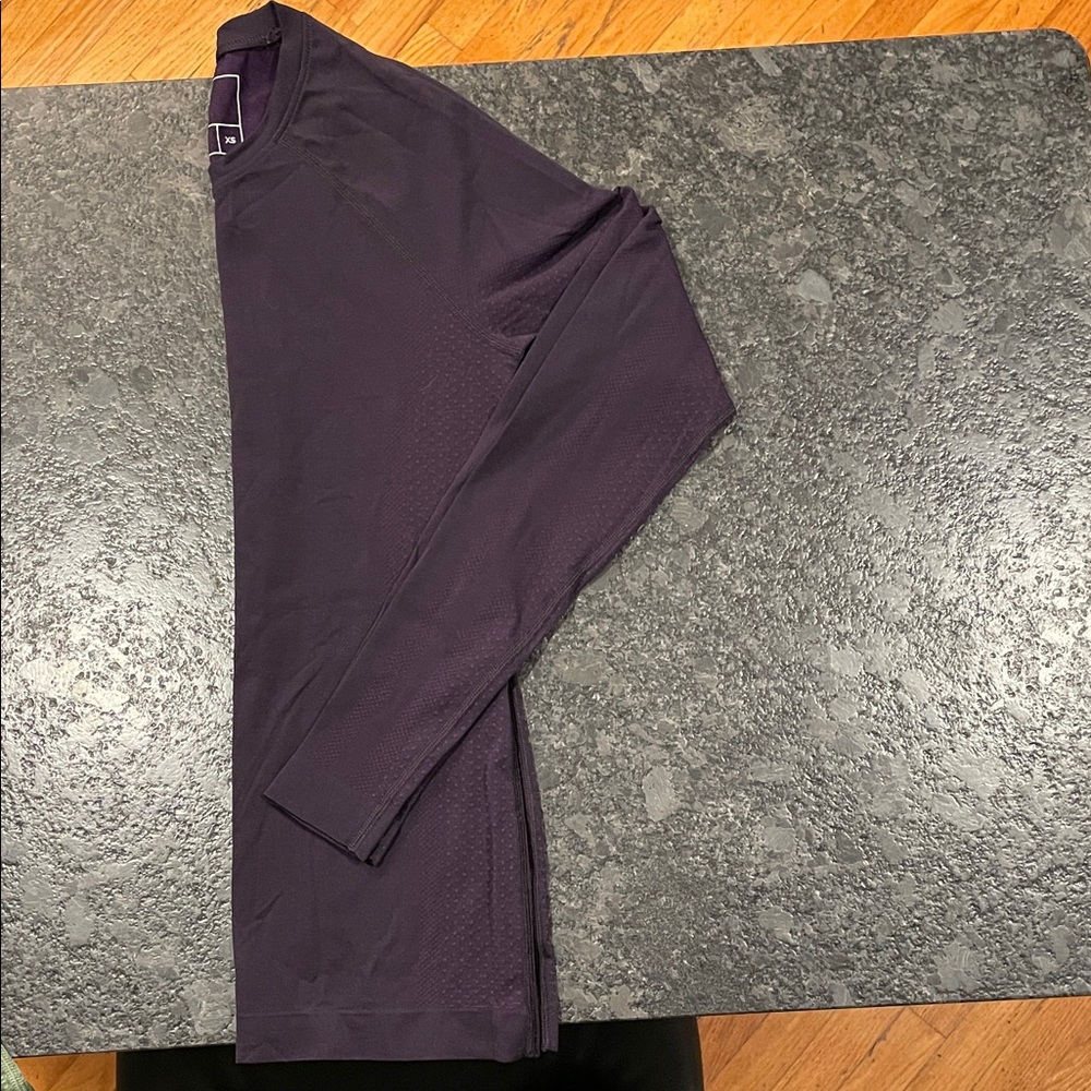 Figs Deep Purple Seamless Top